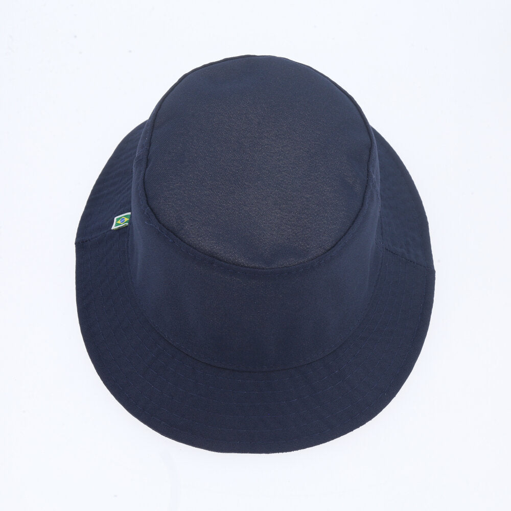 Chapéu Bucket Unissex Casual com Design Moderno Proteção Sol Azul escuro