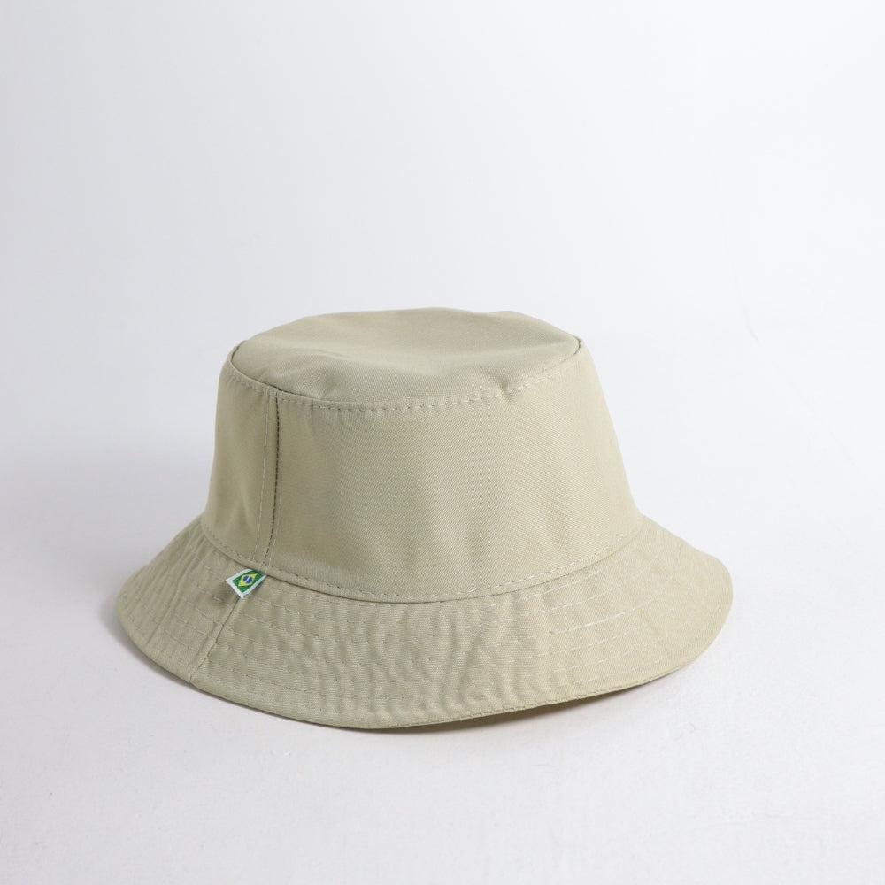 Chapéu Bucket Unissex Casual com Design Moderno Proteção Sol Bege claro