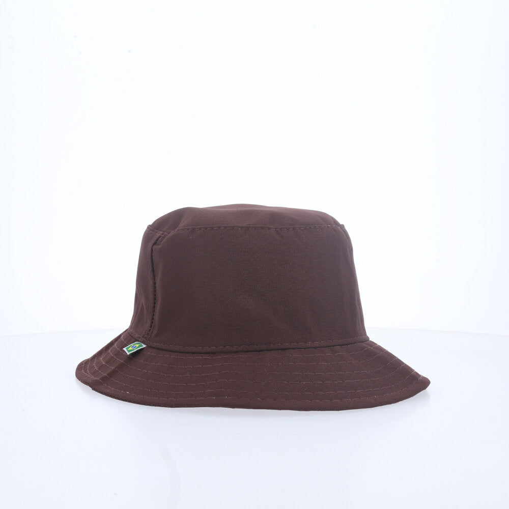 Chapéu Bucket Unissex Casual com Design Moderno Proteção Sol Marrom