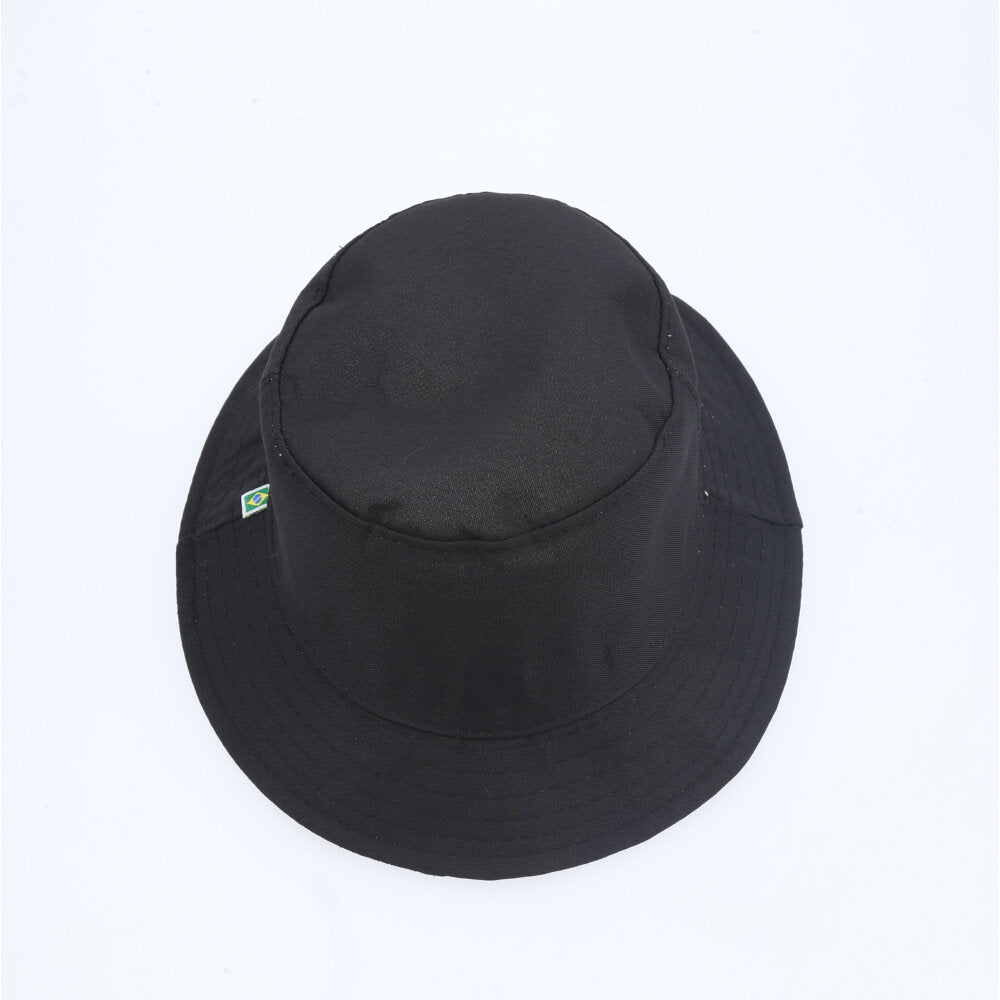 Chapéu Bucket Unissex Casual com Design Moderno Proteção Sol Preto