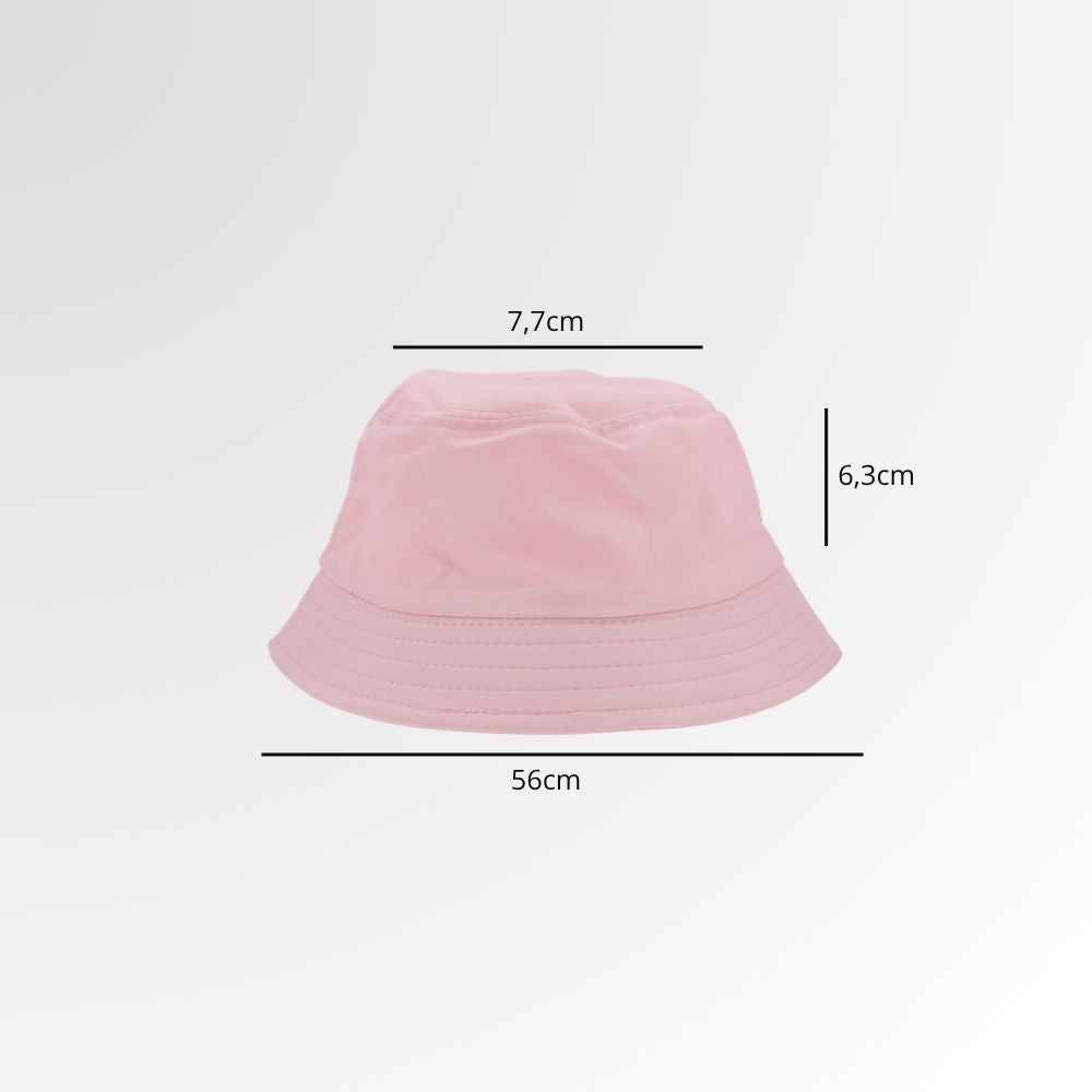 Chapéu Bucket Unissex Casual com Design Moderno Proteção Sol Rose