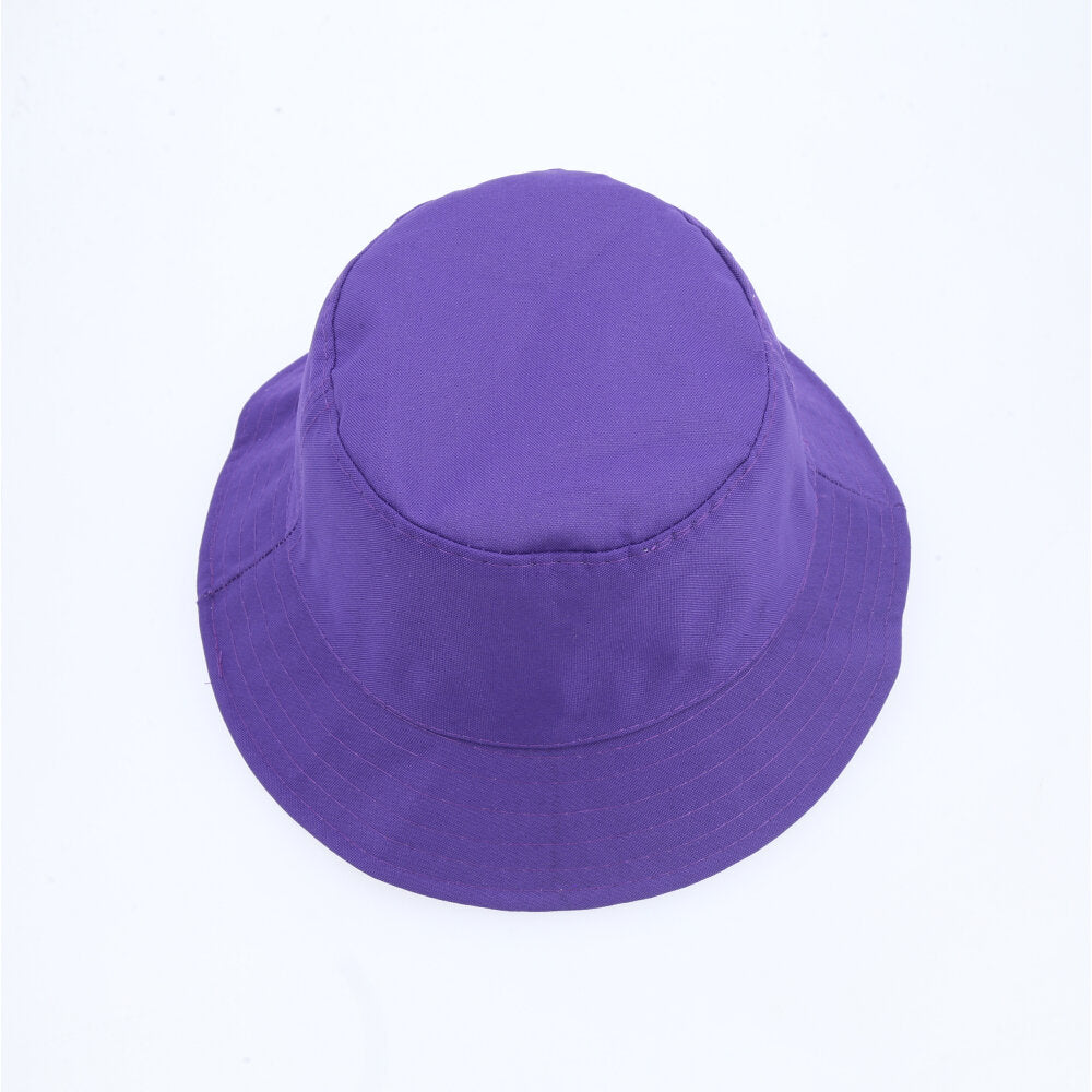Chapéu Bucket Unissex Casual com Design Moderno Proteção Sol Roxo