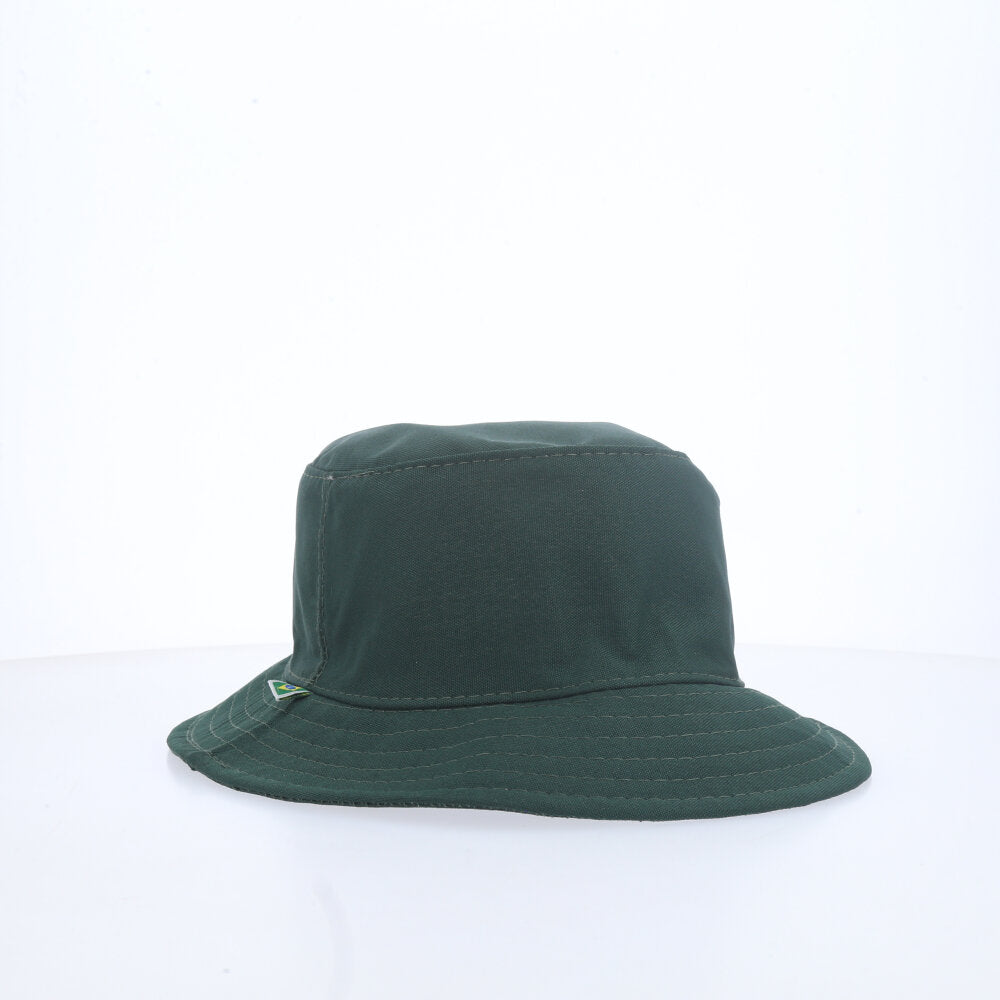 Chapéu Bucket Unissex Casual com Design Moderno Proteção Sol Verde escuro