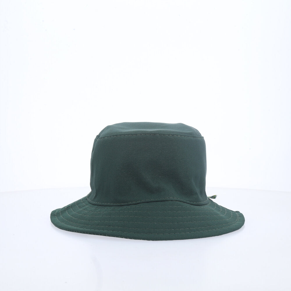 Chapéu Bucket Unissex Casual com Design Moderno Proteção Sol Verde escuro