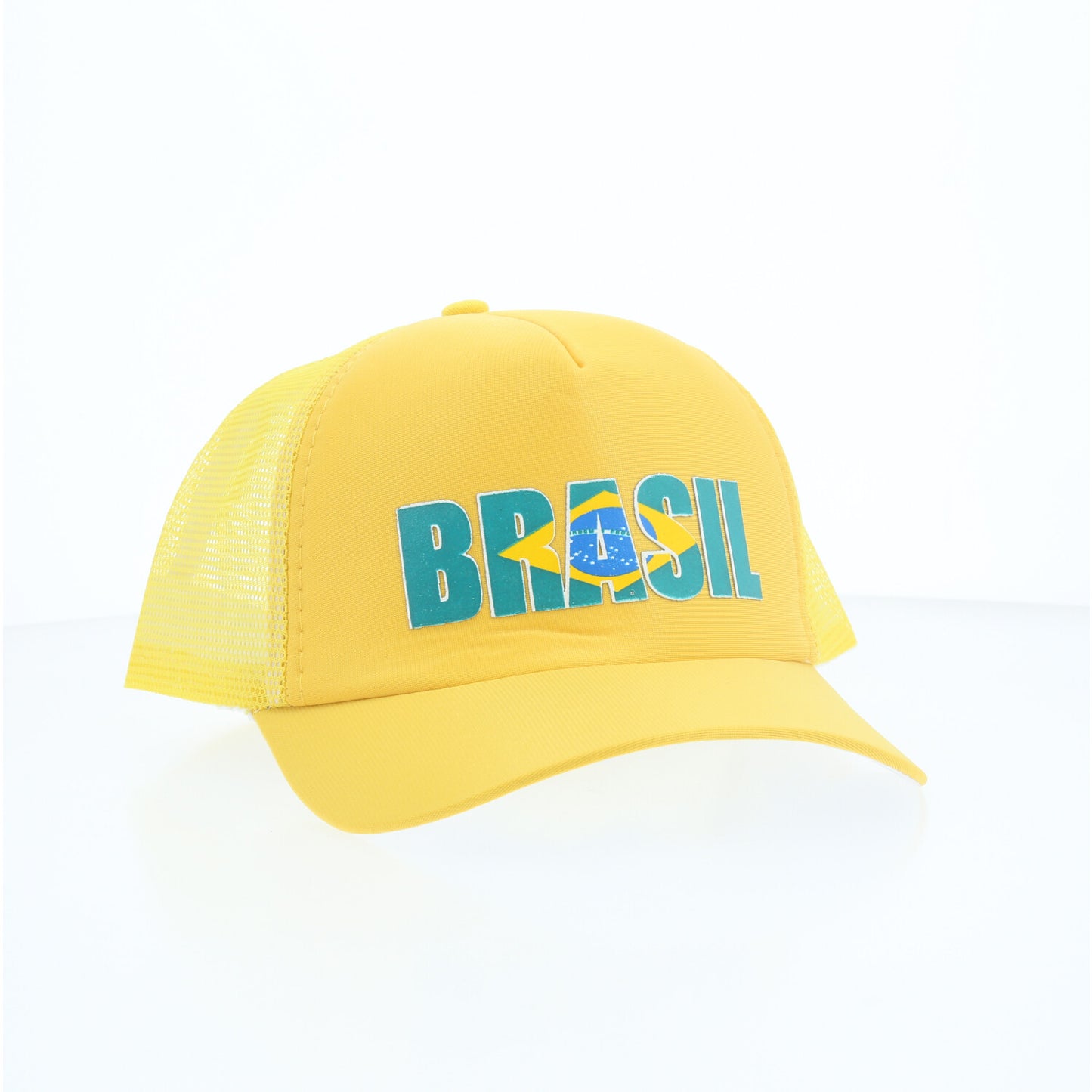 Boné Estilo Copa do Mundo com Design do Brasil Amarelo
