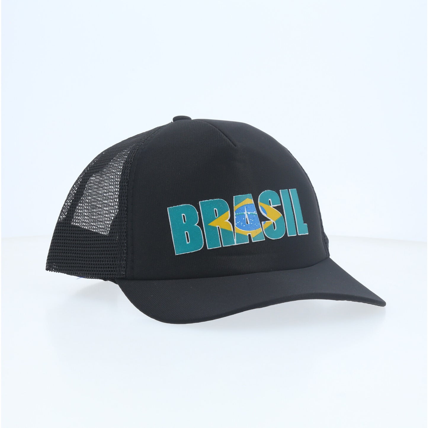 Boné Estilo Copa do Mundo com Design do Brasil Preto