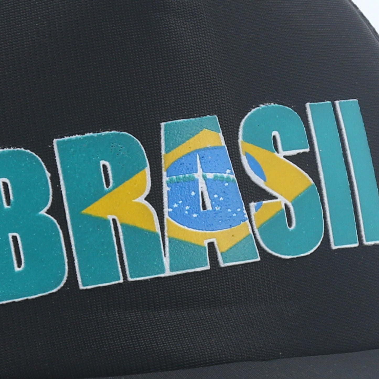 Boné Estilo Copa do Mundo com Design do Brasil Preto