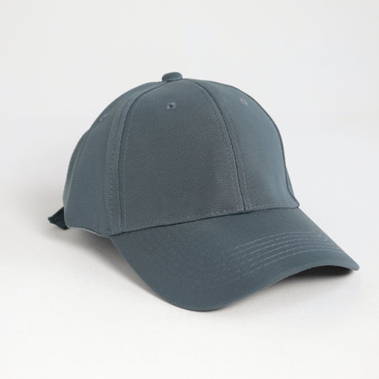 Boné Liso Unissex com Aba Curva e Ajuste em Metal Azul