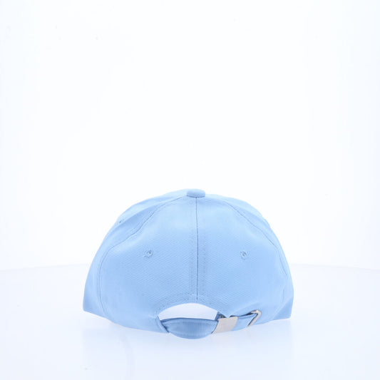 Boné Liso Unissex com Aba Curva e Ajuste em Metal Azul claro