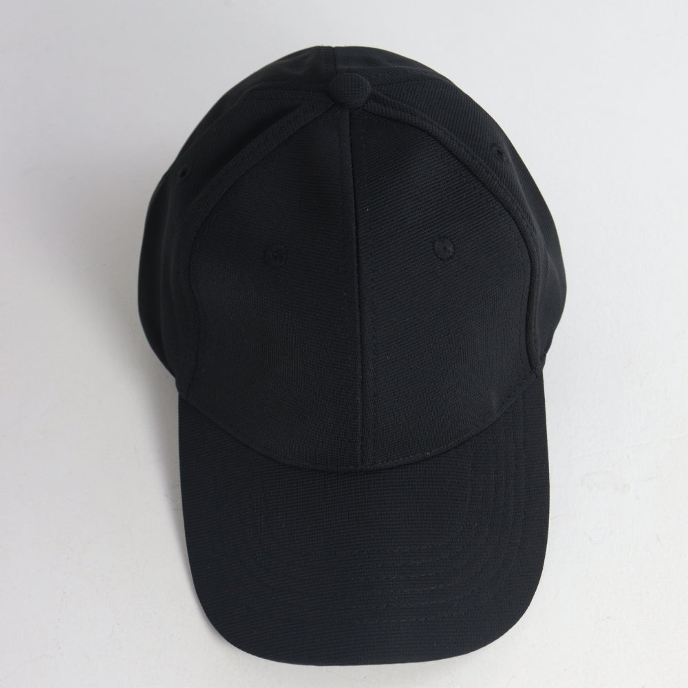 Boné Liso Unissex com Aba Curva e Ajuste em Metal Preto