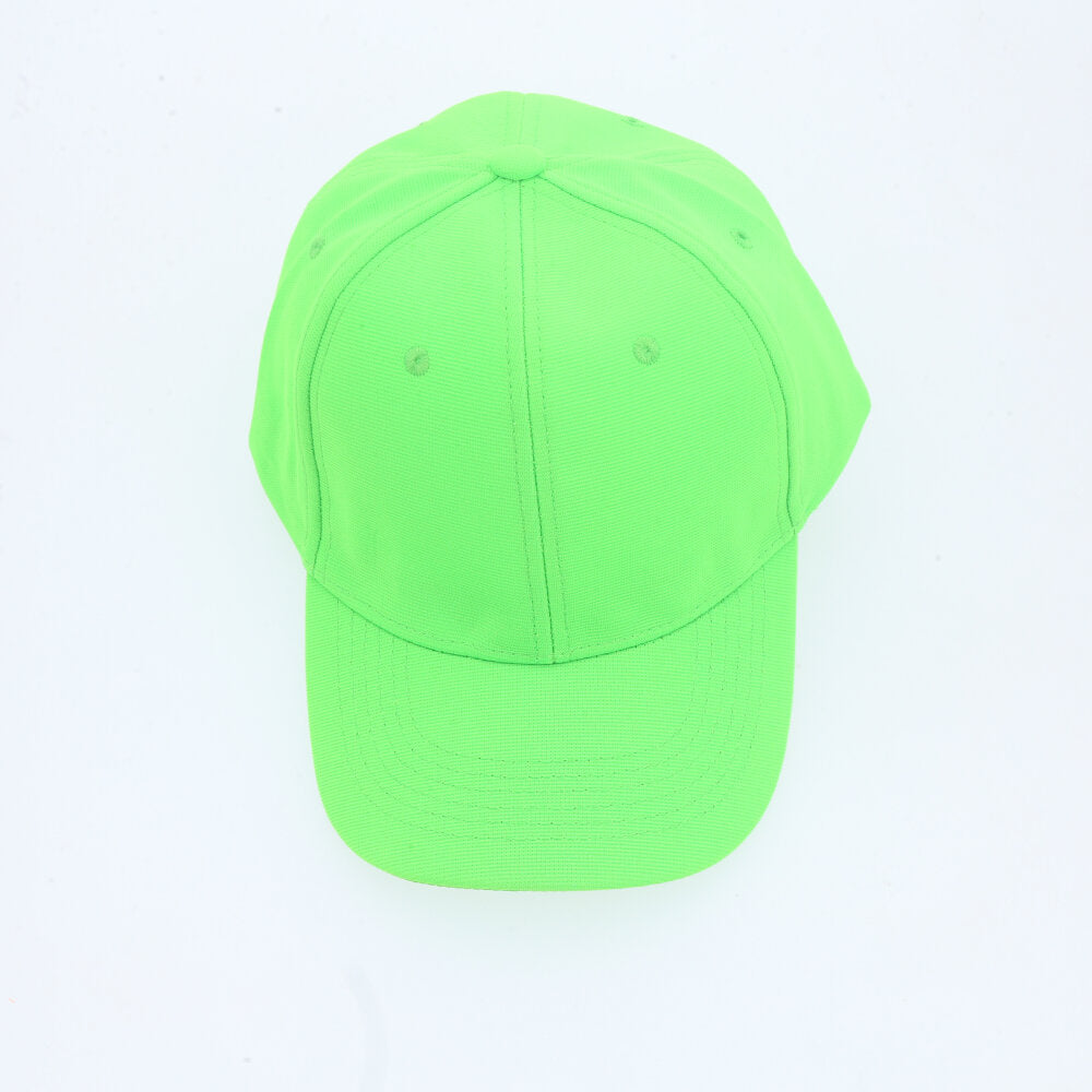 Boné Liso Unissex com Aba Curva e Ajuste em Metal Verde claro