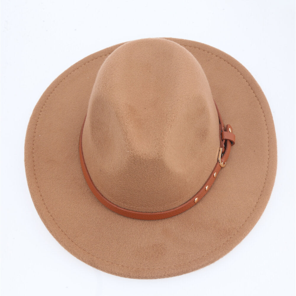 Chapéu de Feltro Country Bege