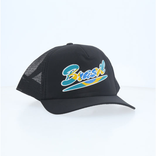 Boné Copa do Mundo com Design do Brasil Preto