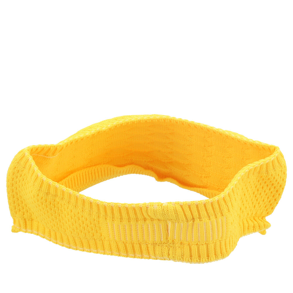 Viseira Feminina e Masculina Sol Praia Esporte Verão  Amarelo