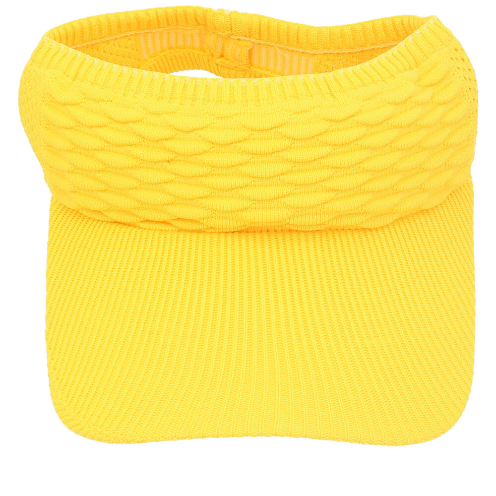 Viseira Feminina e Masculina Sol Praia Esporte Verão  Amarelo