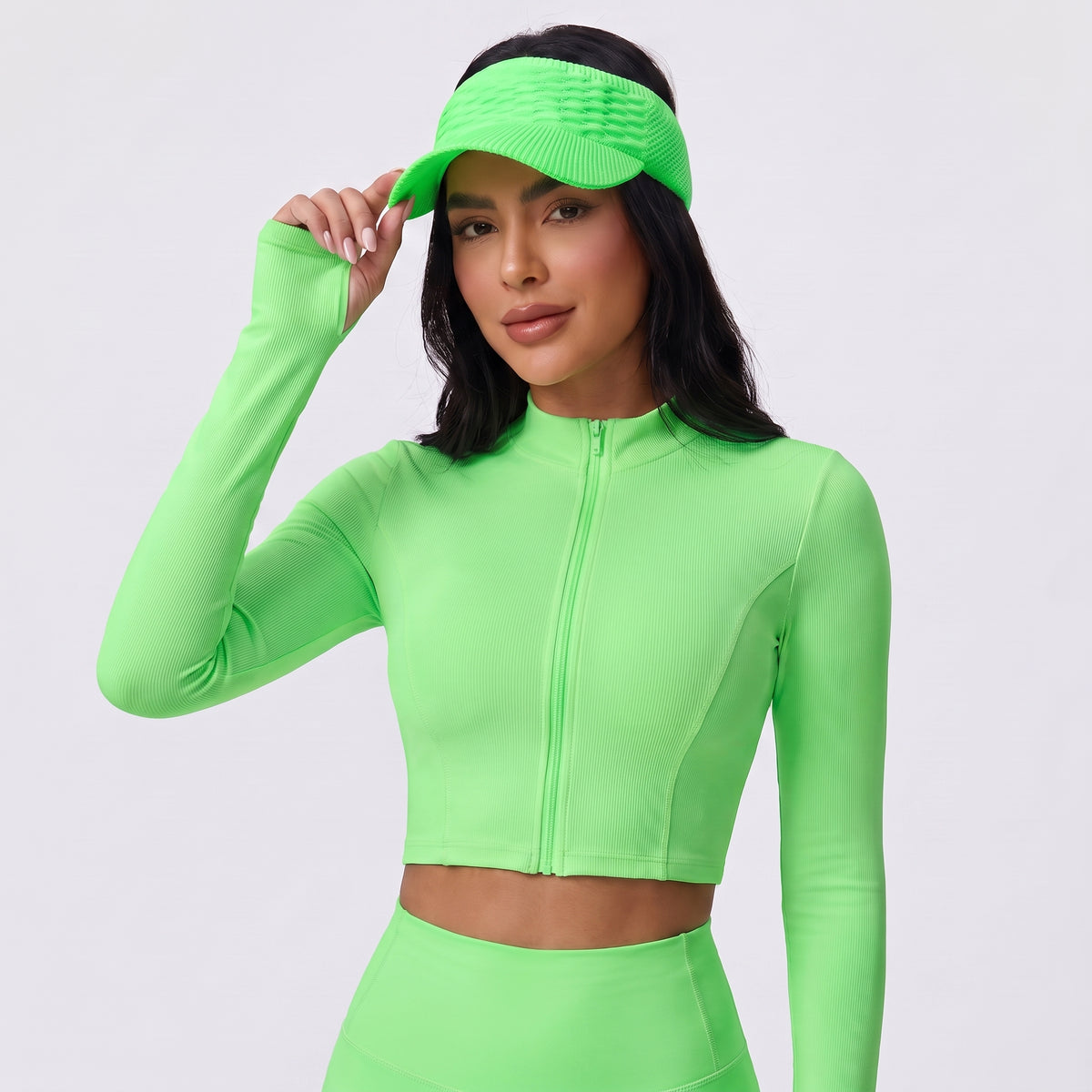 Viseira Feminina e Masculina Sol Praia Esporte Verão  Verde