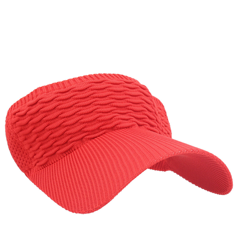 Viseira Feminina e Masculina Sol Praia Esporte Verão  Vermelho