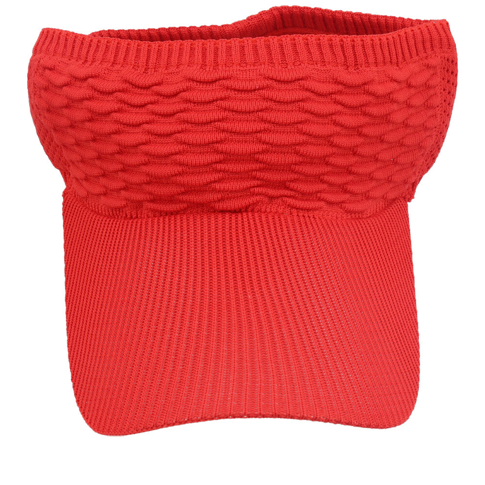 Viseira Feminina e Masculina Sol Praia Esporte Verão  Vermelho