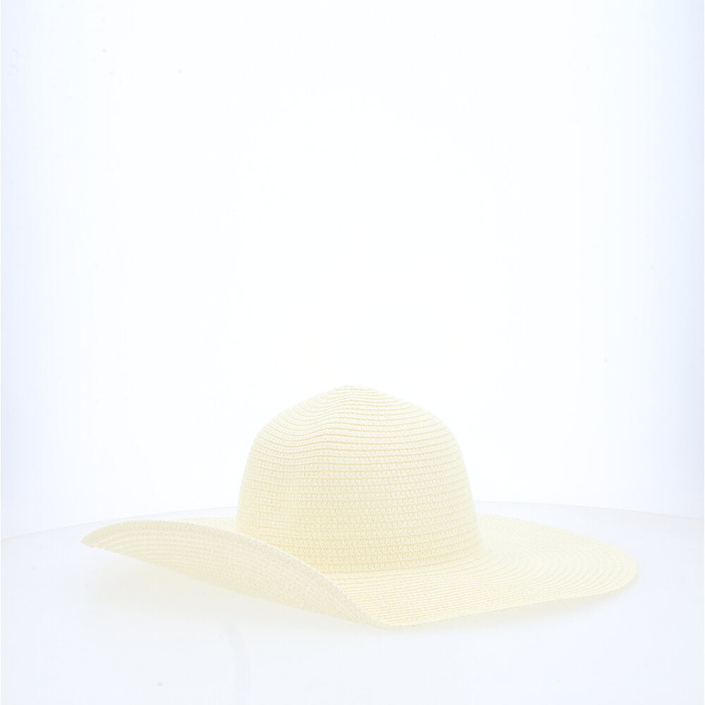 Chapéu Panamá Feminino de Praia com Aba Larga Marfim
