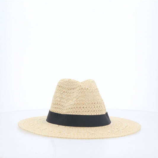 Chapéu de Praia com Faixa Bege