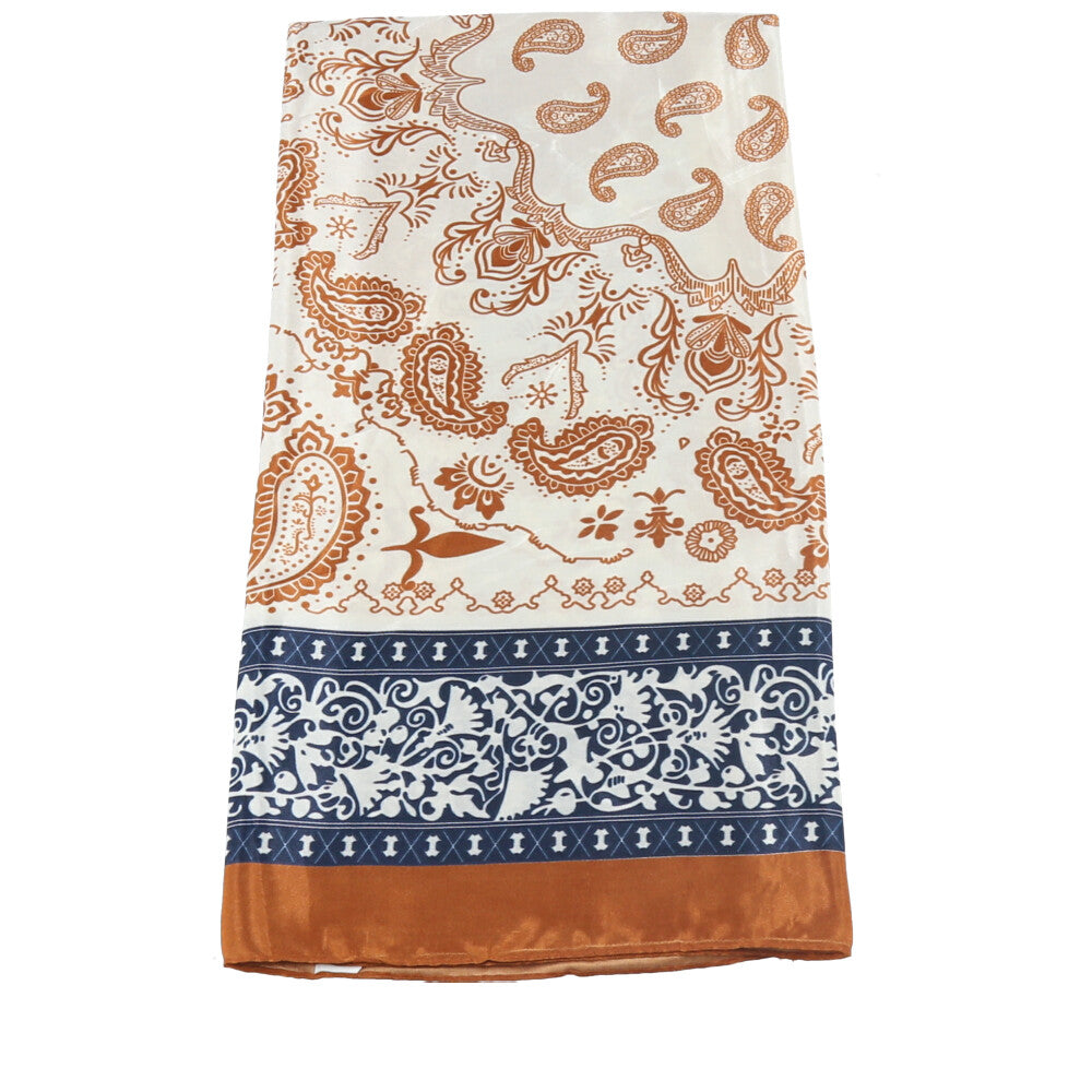 Lenço Bandana Chique Estampado Caramelo