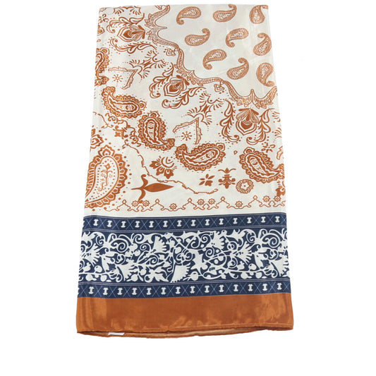 Lenço Bandana Chique Estampado Caramelo