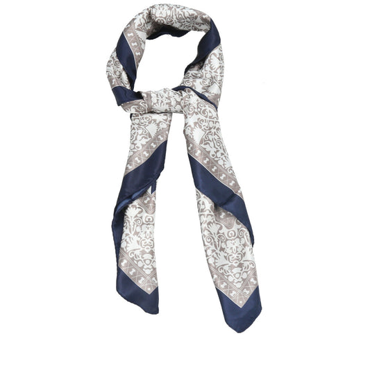 Lenço Bandana Chique Estampado Marfim