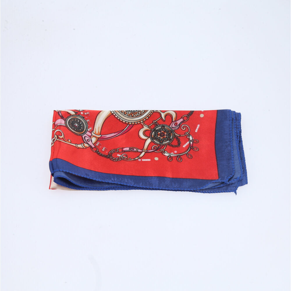 Lenço Feminino de Cetim Elegante Vermelho
