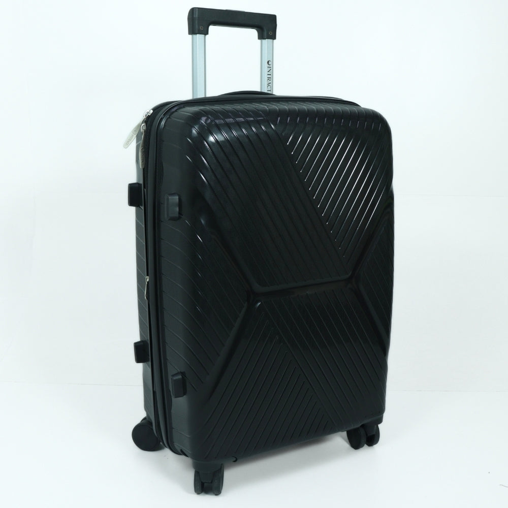 Mala de Viagem Média em ABS – Leve e Expansível com Rodas 360° Preto