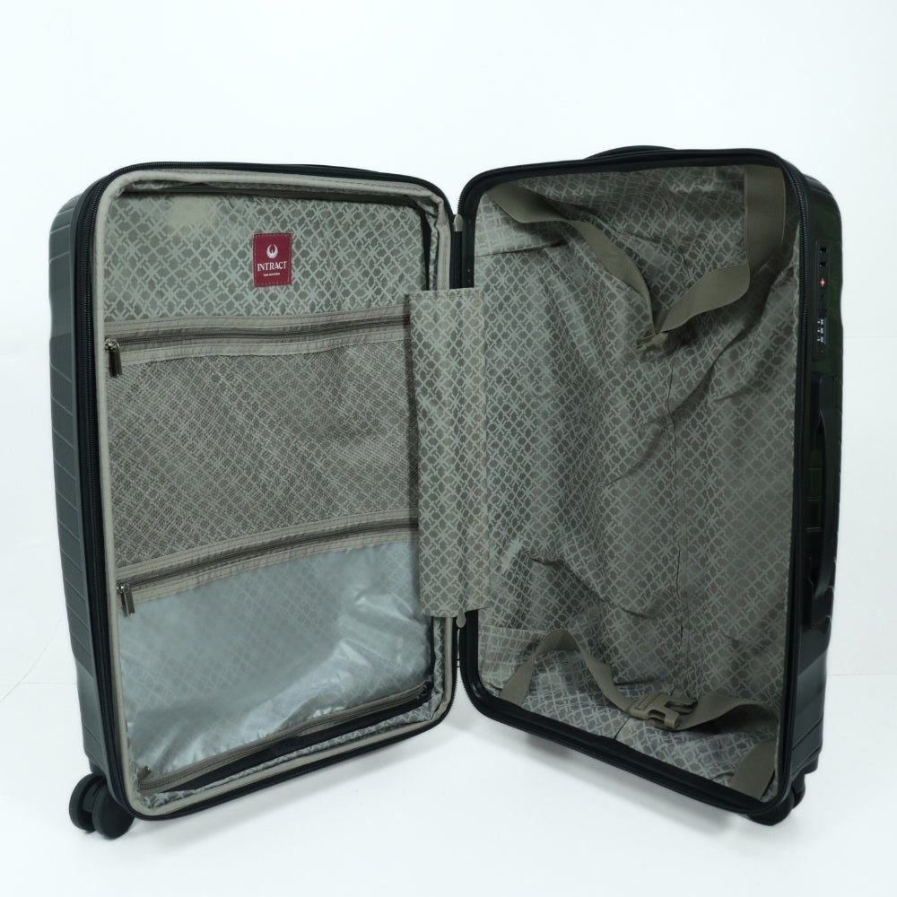 Mala de Viagem Média em ABS – Leve e Expansível com Rodas 360° Preto