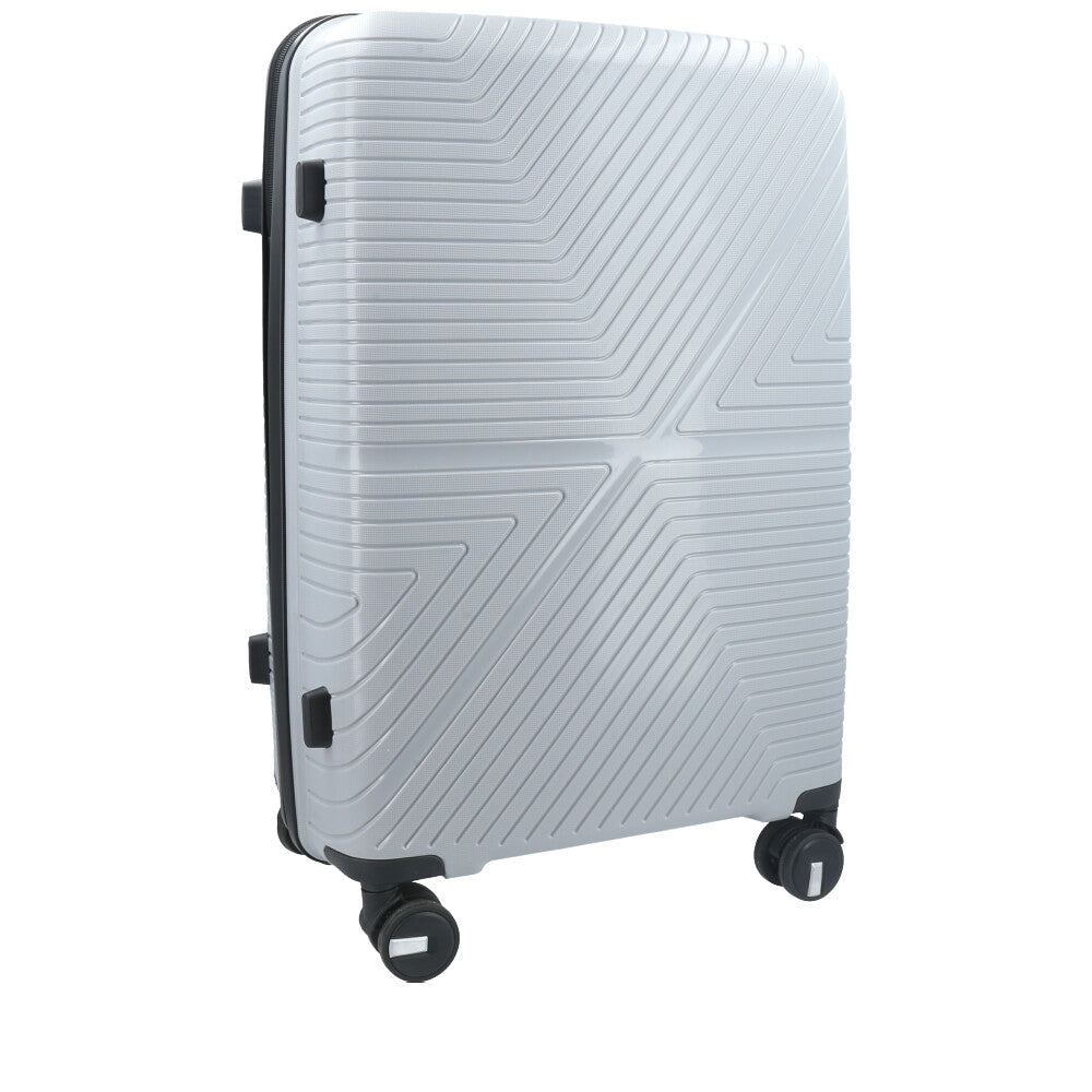 Mala Média de Polipropileno com Expansor – Suporta Até 24kg Cinza