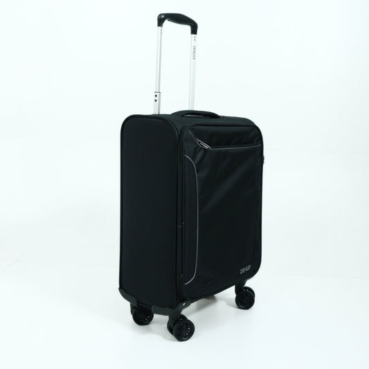 Mala de Bordo Pequena Super Leve em Tecido Preto