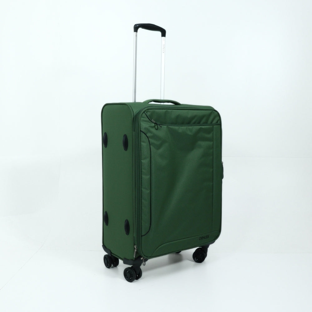 Mala de Viagem Média Super Leve em Tecido Verde