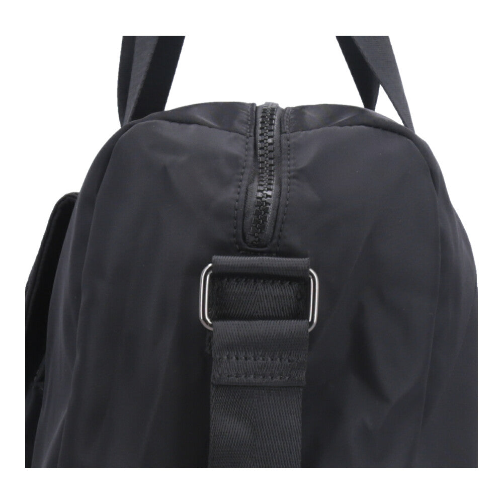 Sacola de Nylon Espaçosa e Impermeável com Alça Transversal Preto