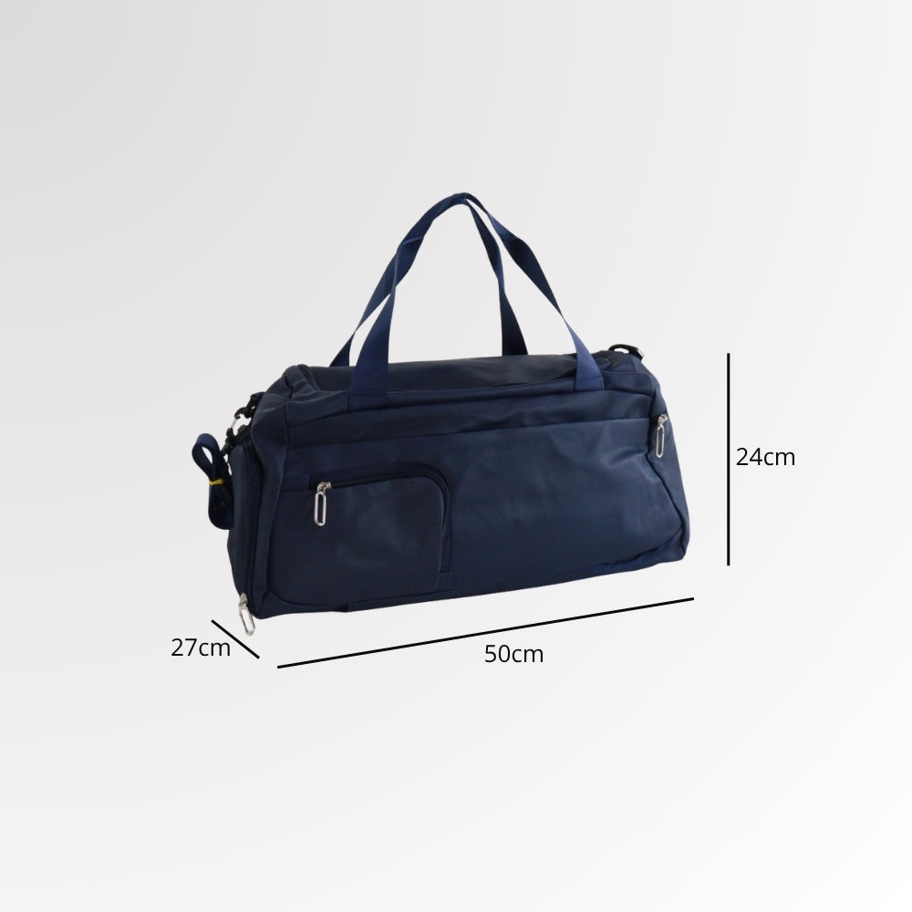 Sacola de Viagem em Nylon Azul escuro