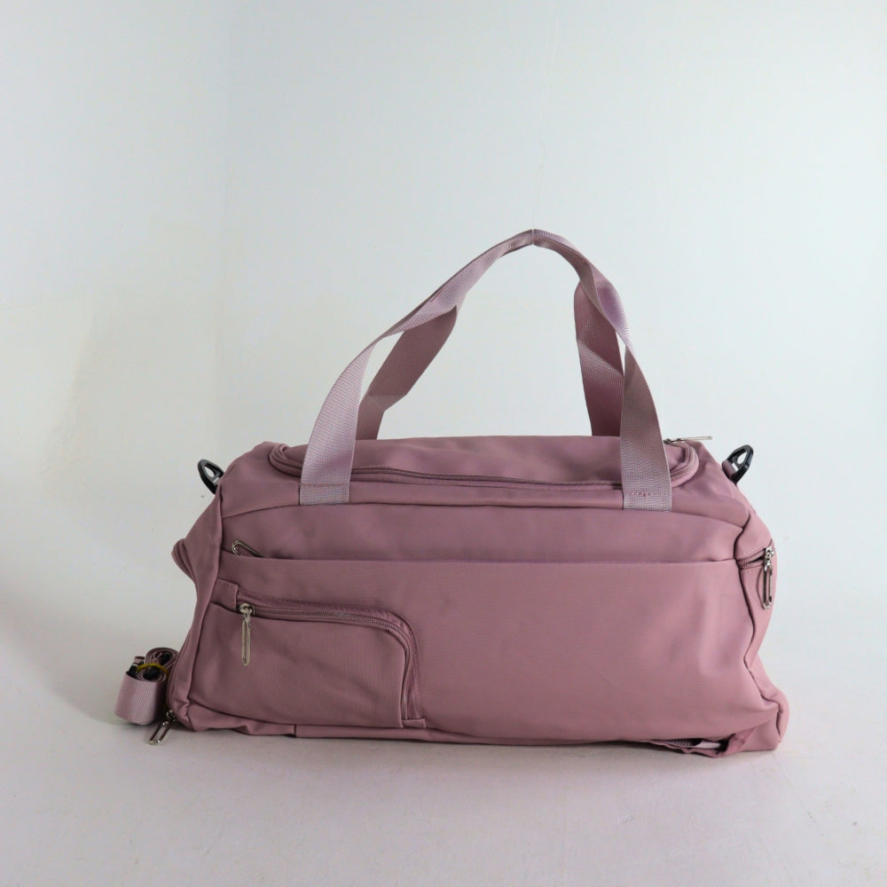 Sacola de Viagem em Nylon Rosa