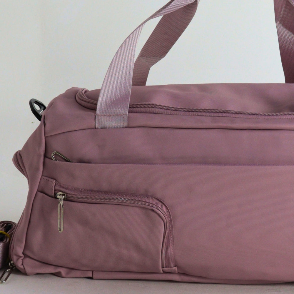 Sacola de Viagem em Nylon Rosa