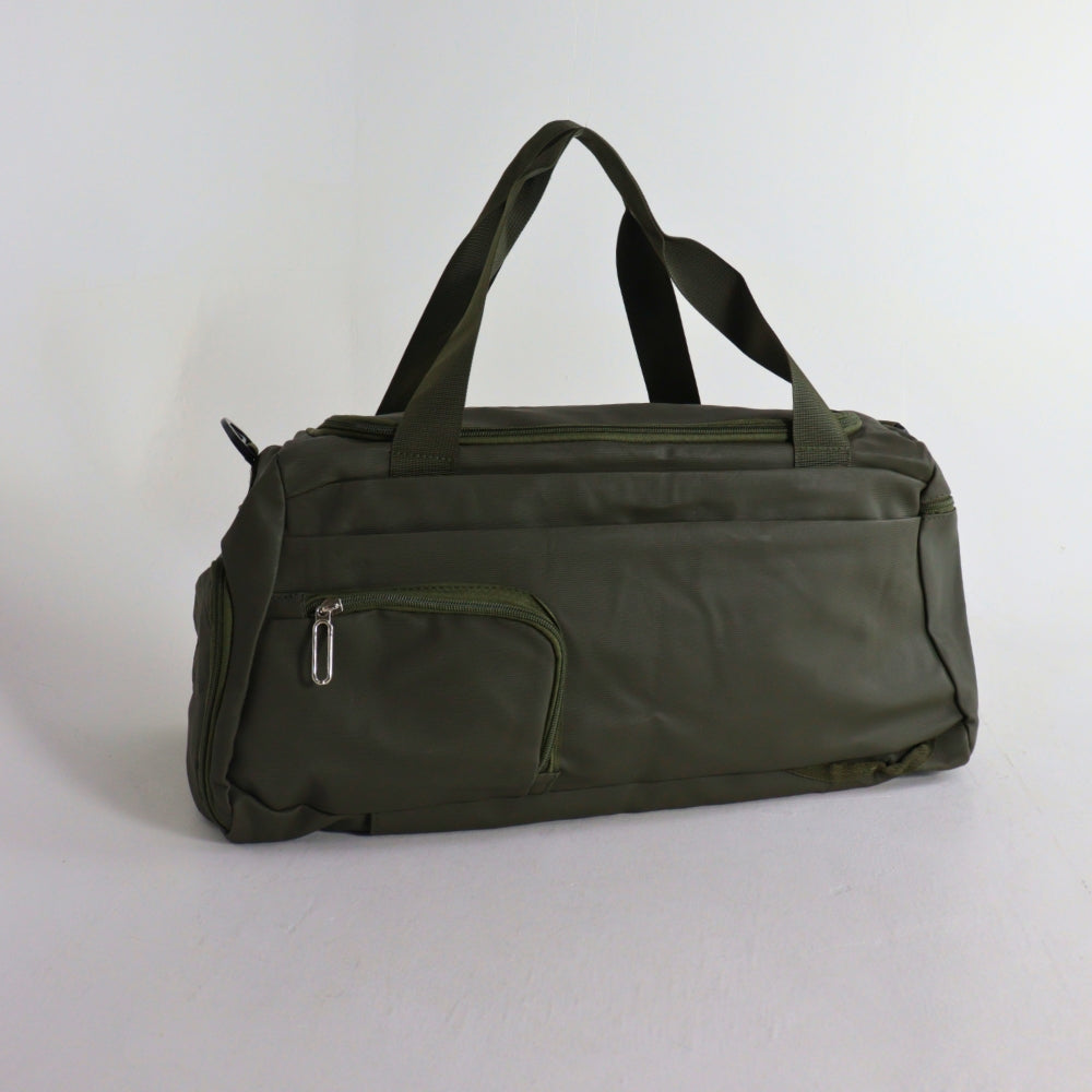 Sacola de Viagem em Nylon Verde escuro