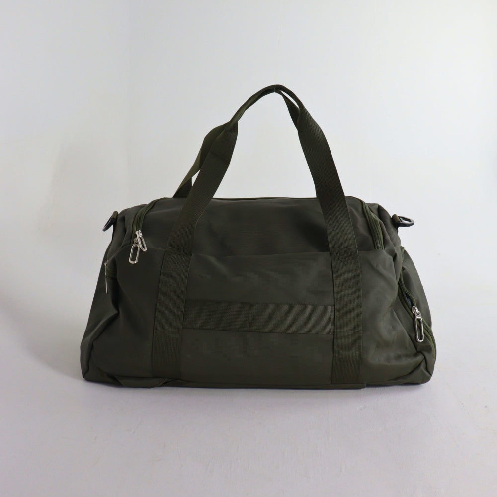 Sacola de Viagem em Nylon Verde escuro