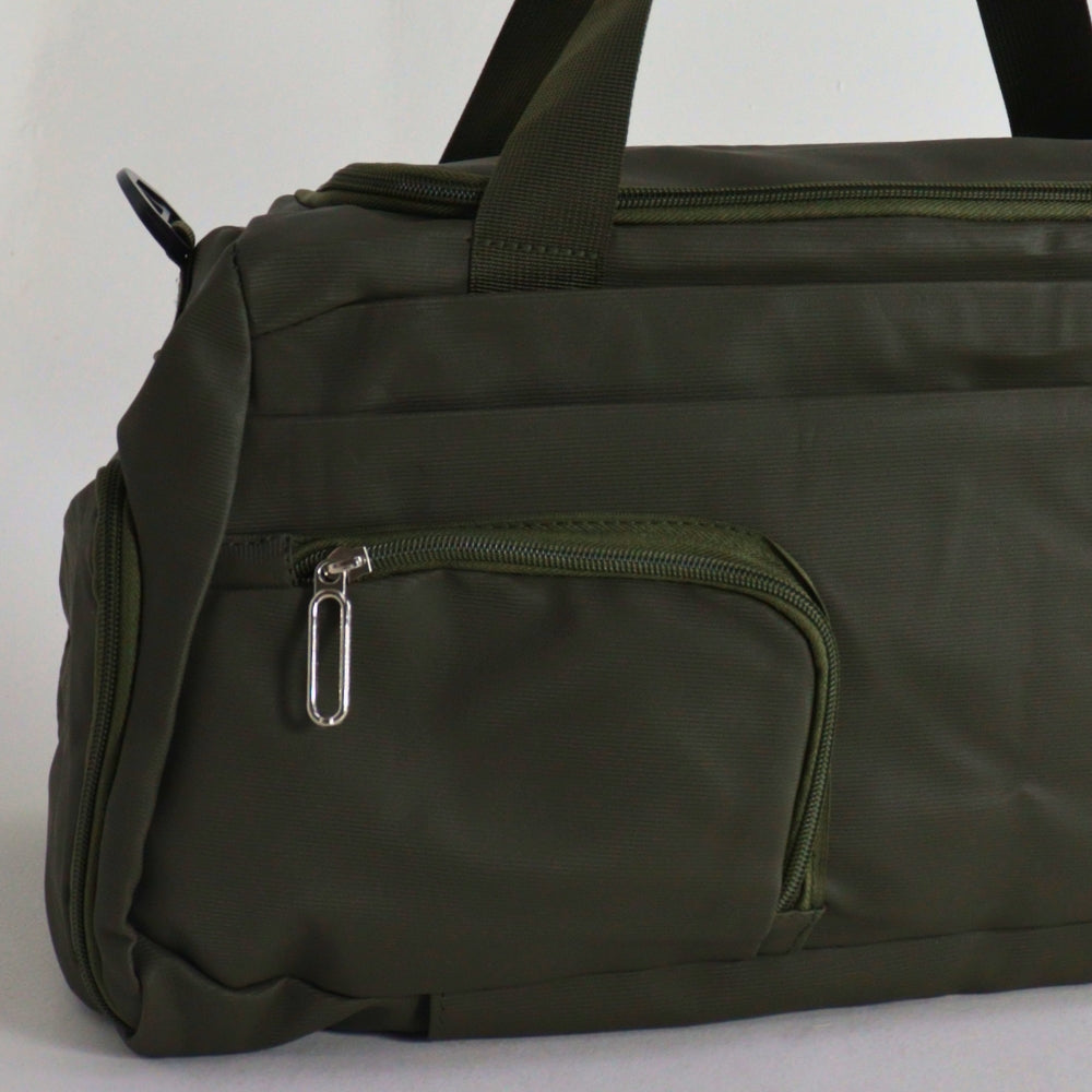 Sacola de Viagem em Nylon Verde escuro