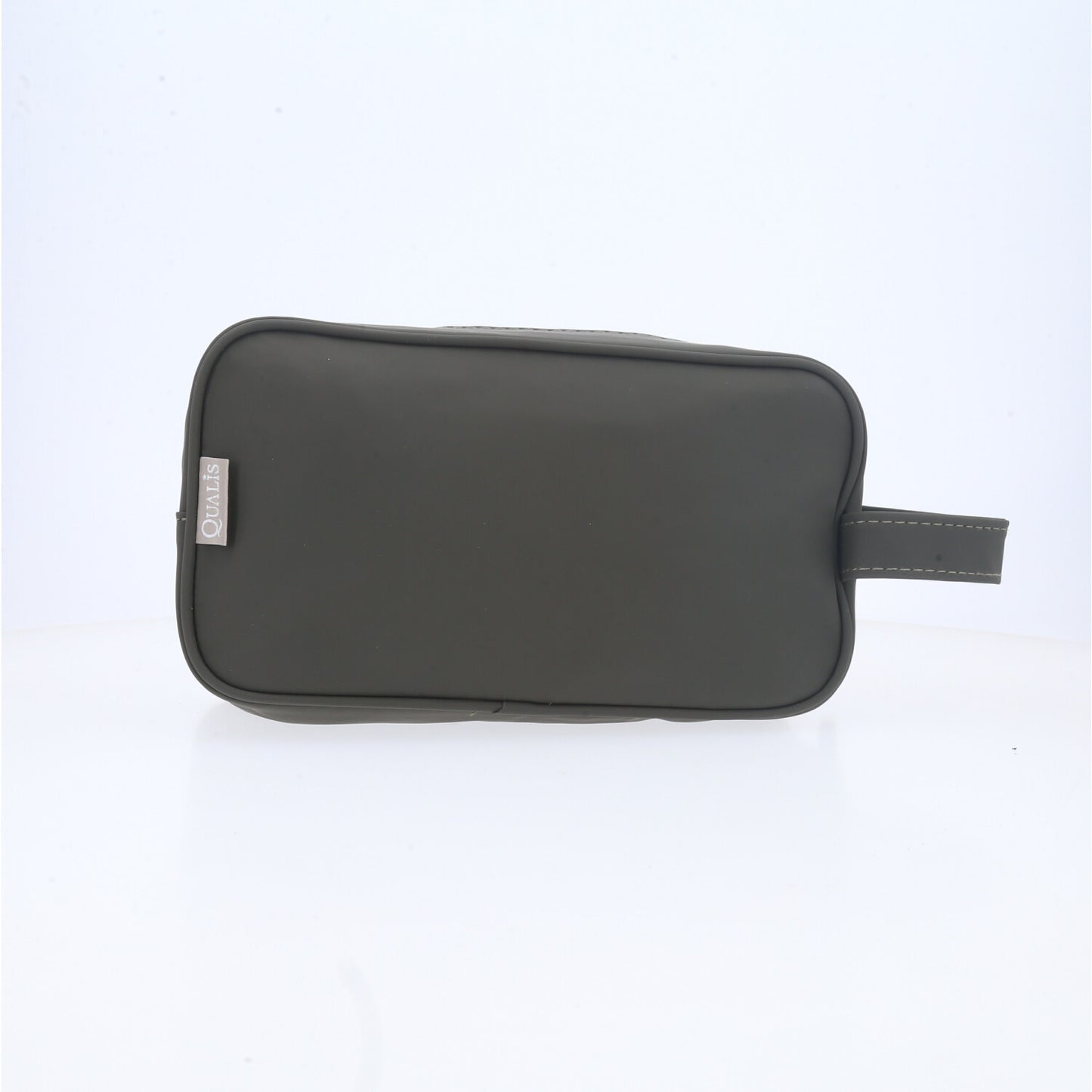 Nécessaire Masculina com Bolso Frontal e Alça Lateral Verde