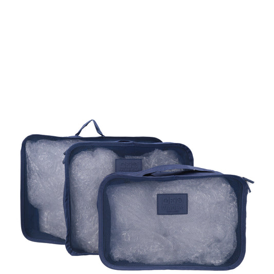 Kit Organizador De Malas Nécessaire  6 Peças Azul