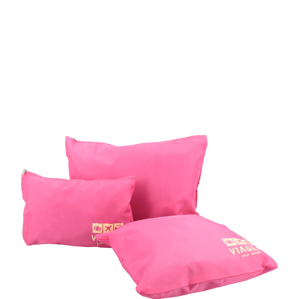 Kit Organizador De Malas Nécessaire  6 Peças Pink