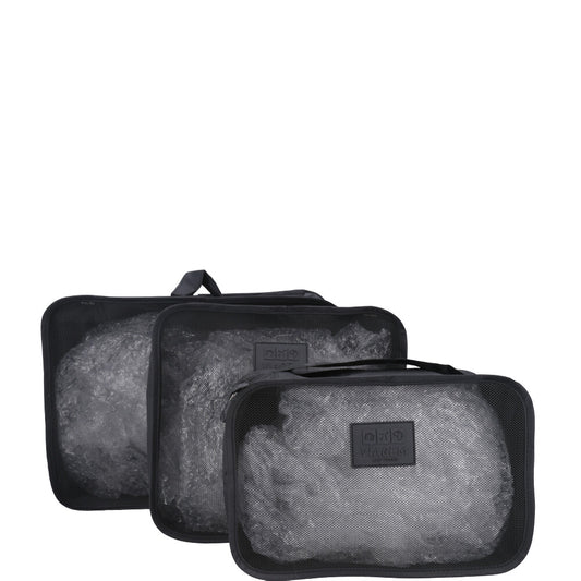 Kit Organizador De Malas Nécessaire  6 Peças Preto