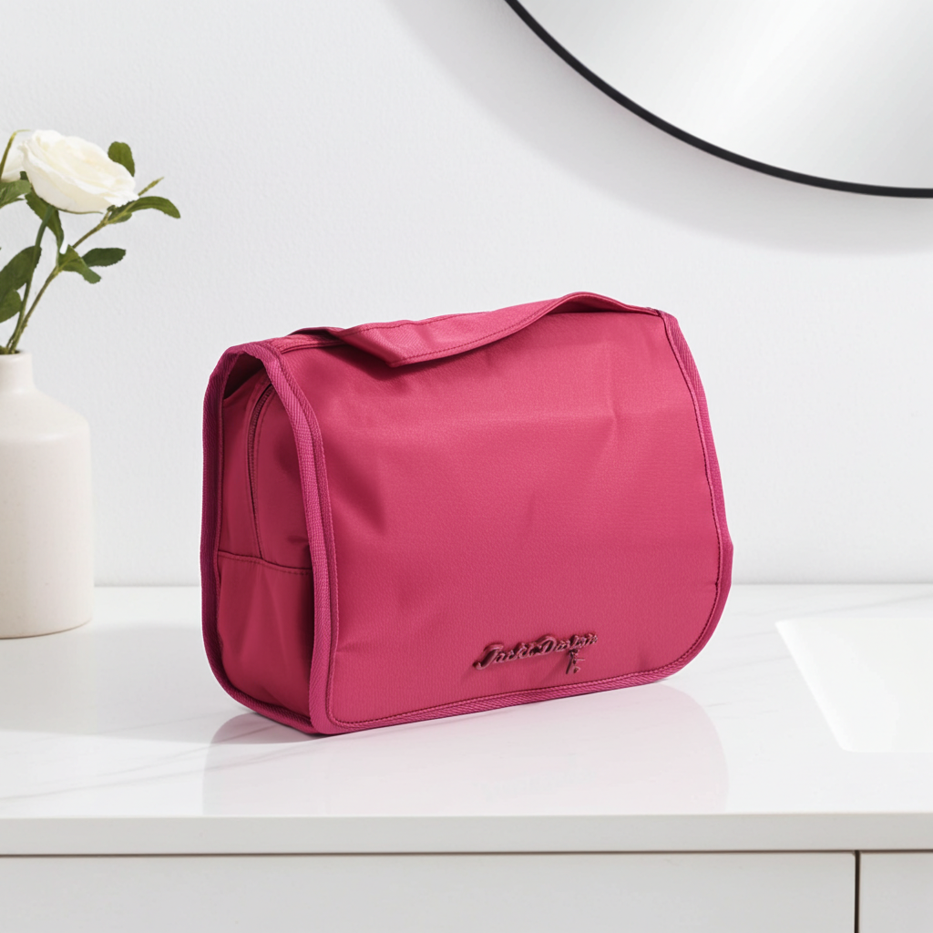 Nécessaire para Viagem com Gancho Integrado para Pendurar Vinho