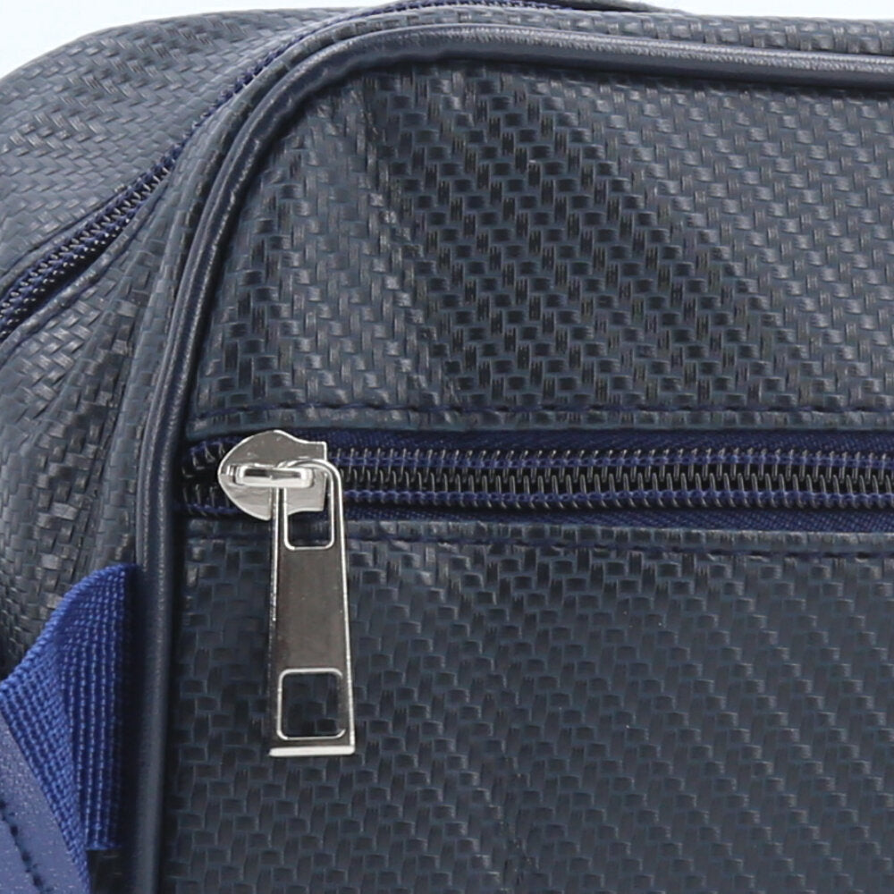 Nécessaire Masculina com Bolso Frontal Azul