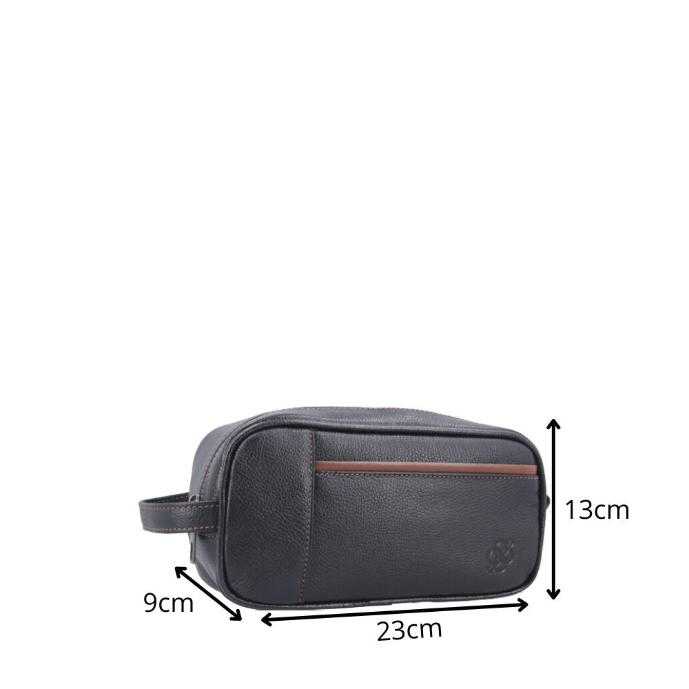 Nécessaire Floater Masculina em Couro Preto