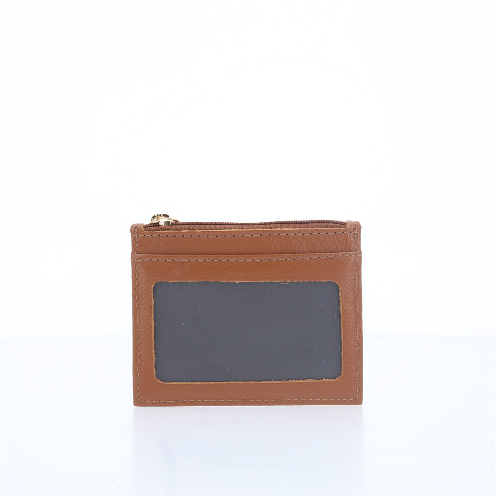 Porta Cartão Unissex em Couro Caramelo