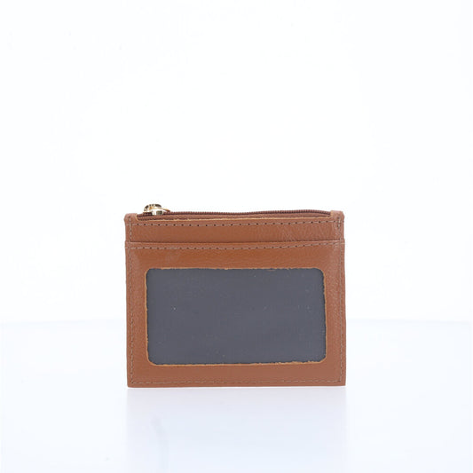 Porta Cartão Unissex em Couro Caramelo