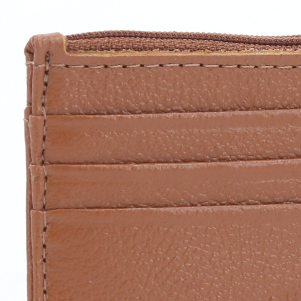 Porta Cartão Unissex em Couro Caramelo